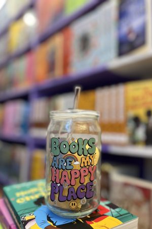 Glass Jar (Books Are My Happy Place)