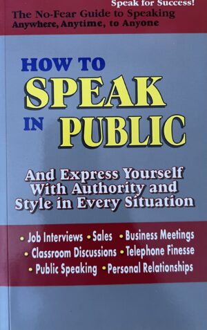 How To Speak In Public