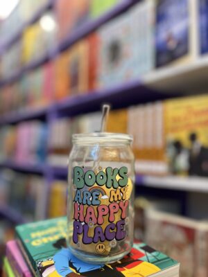 Glass Jar (Books Are My Happy Place)