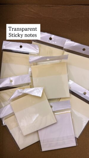 Transparent Sticky Notes
